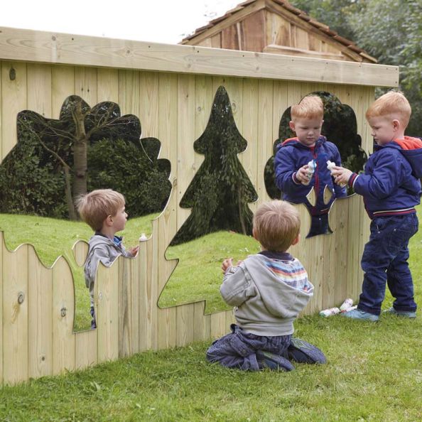 Mark Making Mirror Tree 2 Pine | Creative Activity