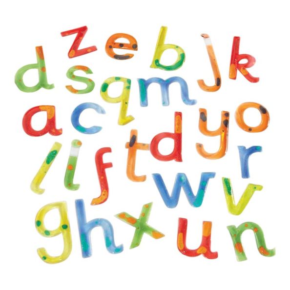 Squidgy Sparkle Letters 26pk Lowercase | Creative Activity