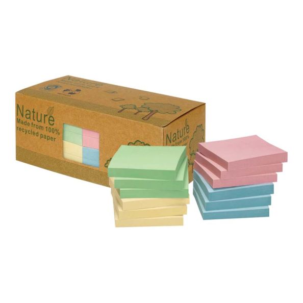 Recycled Pastel Sticky Notes 12pk | Creative Activity