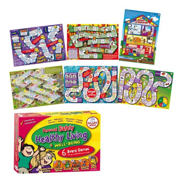Smart Kids Personal Safety & Well-Being Board Games | Creative Activity