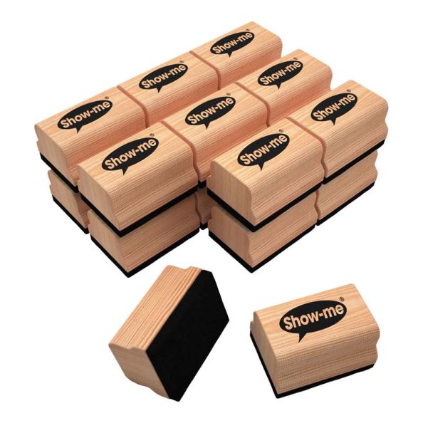 Small Wooden Board Erasers 30pk | Creative Activity
