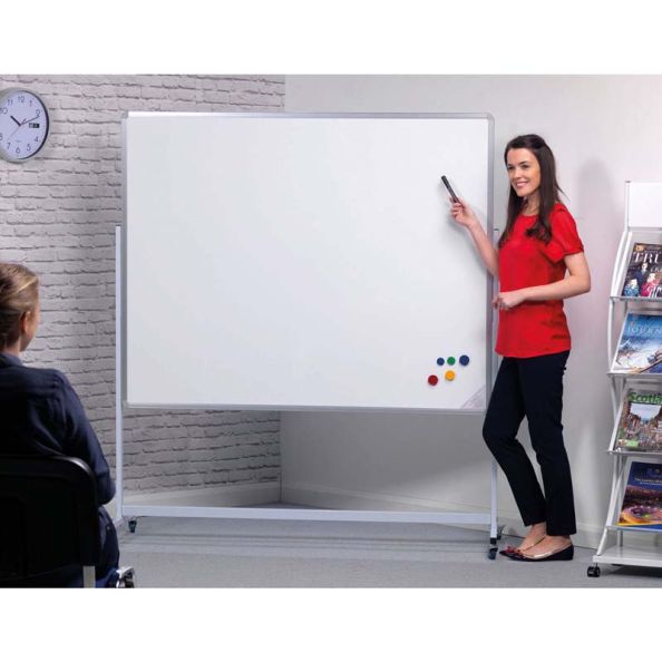 Mobile Whiteboard Non-Magnetic | Creative Activity