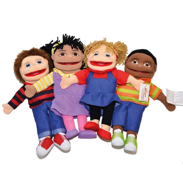 Small People Hand Puppets 4pk | Creative Activity