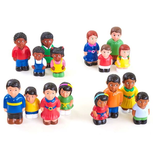 Diverse Chunky Plastic Toddler Figures Bundle Deal | Creative Activity