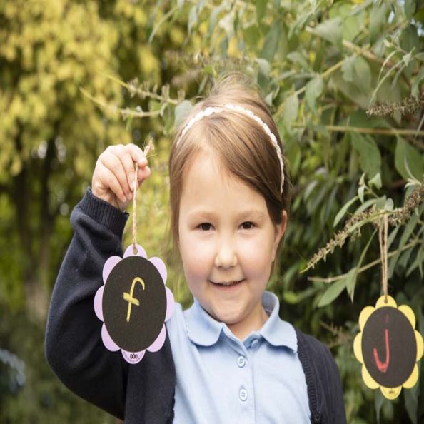 Eco Outdoor Mini Daisy Hanging Chalkboards 30pk | Creative Activity