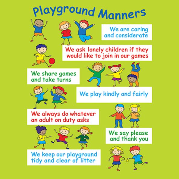 Playground Manners | Creative Activity