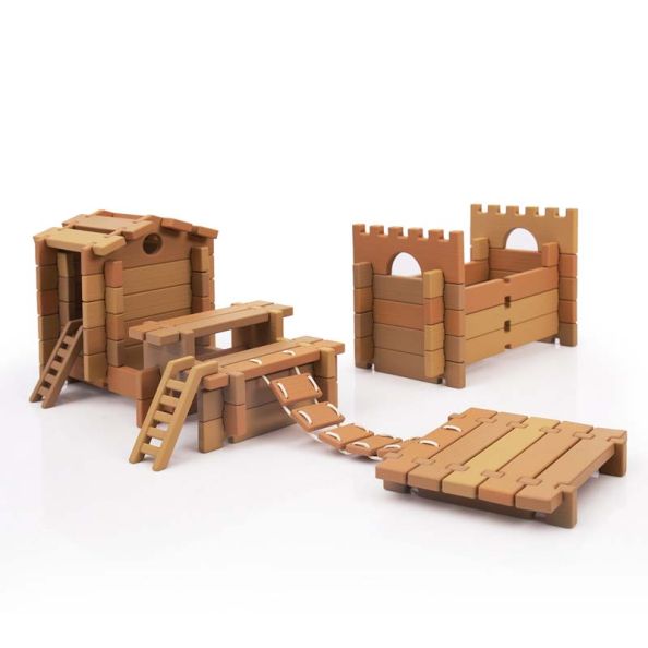 Notch Blocks Construction Western 129pk | Creative Activity