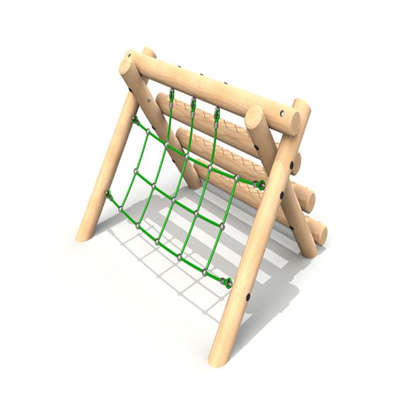 Scramble Net Log Climber Small Trim Trail | Creative Activity