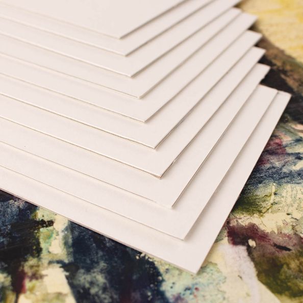 A1 Size Mixed media Art Boards 220gsm bonded Pack of 10 | Creative Activity