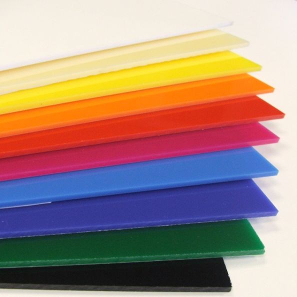 3mm Cast Acrylic Sheet Pack 1000 x 500mm assort. colour 10 Sheet Pack | Creative Activity