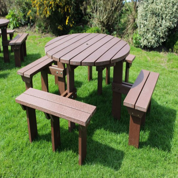 Round Picnic Benches - Adult