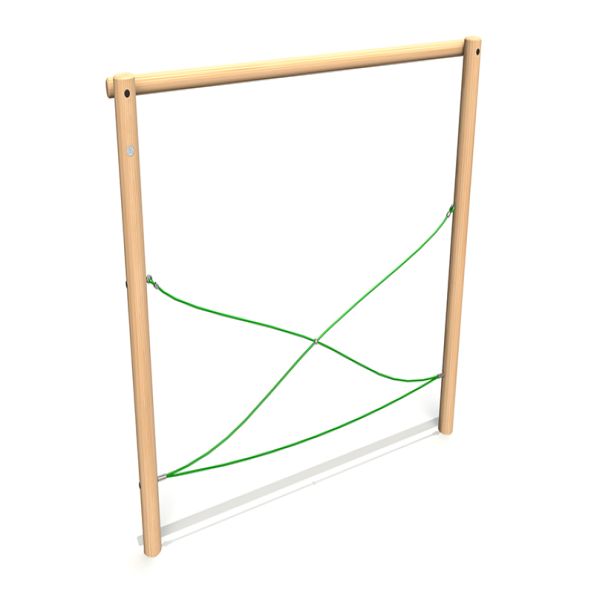 Crossed Rope Walk Trim Trail | Creative Activity