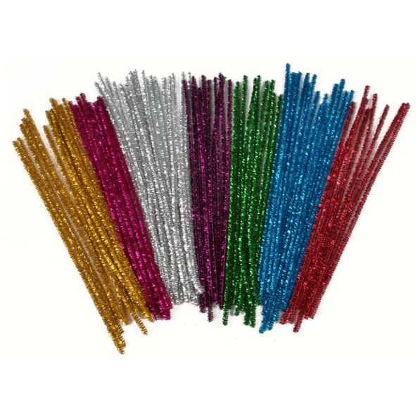Glitter Pipecleaners 300x6mm