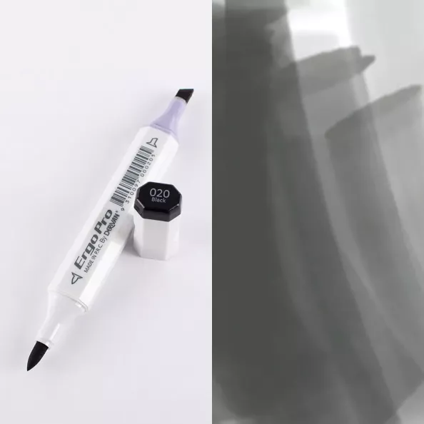 Ergo Pro Marker 020 Black