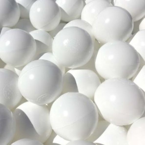 75mm Plastic Balls White | Creative Activity