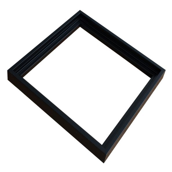 30cm Square Floating  frame Black finish | Creative Activity