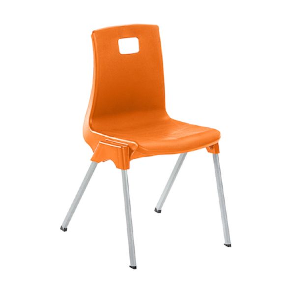Metalliform ST Chair Seat height 350mm Orange | Creative Activity