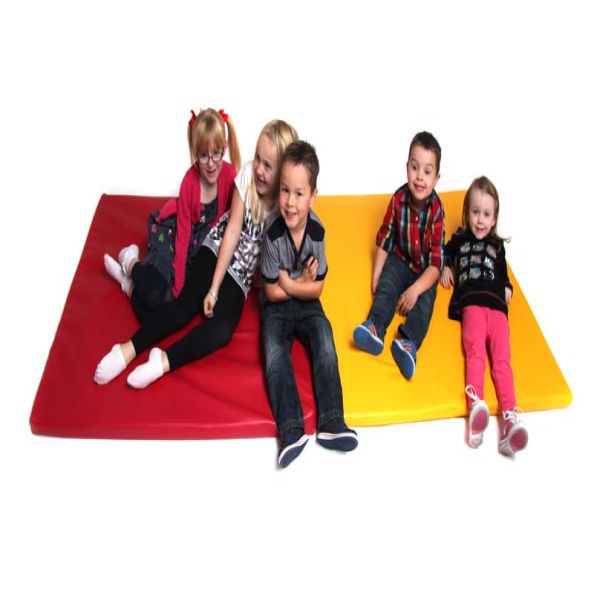 Comfy Play Floor Mat, Faux Leather Royal Blue