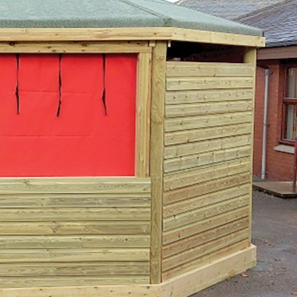 4m gazebo additional upper shiplap side panel | Creative Activity