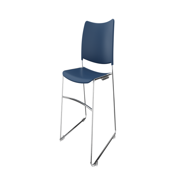 Stax Chair in Midnight Blue