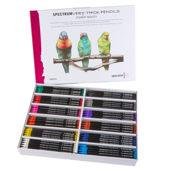 Spectrum Very-thick Colour Pencil Sets