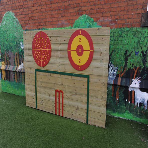 Single Sided Timber Ball Wall | Creative Activity