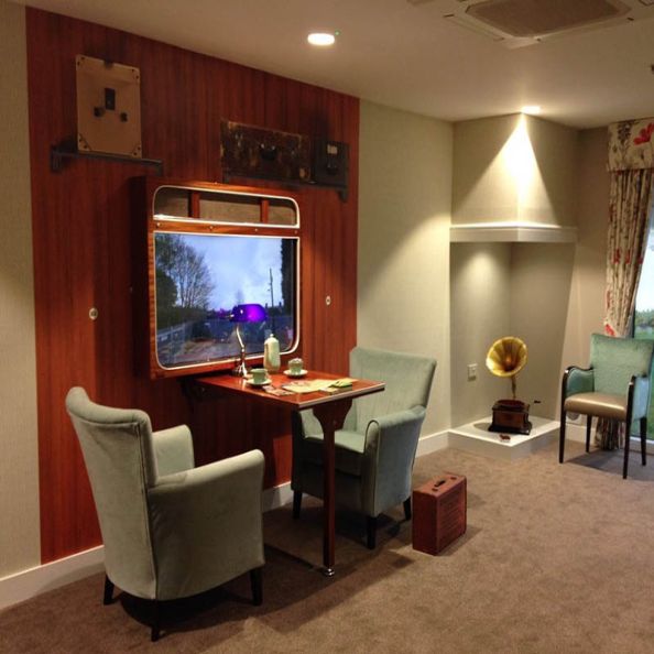 Train Carriage LCD Wall Feature Orient Express Rail Carriage | Creative Activity