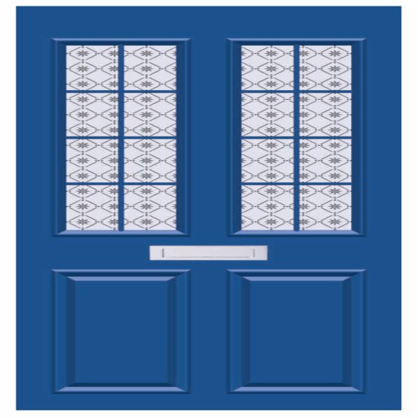 Door Covers Window Panel - Blue | Creative Activity