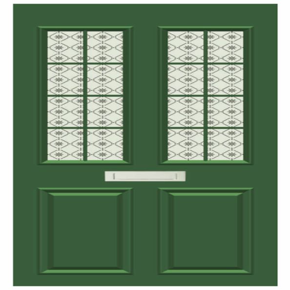 Door Covers Window Panel - Green | Creative Activity