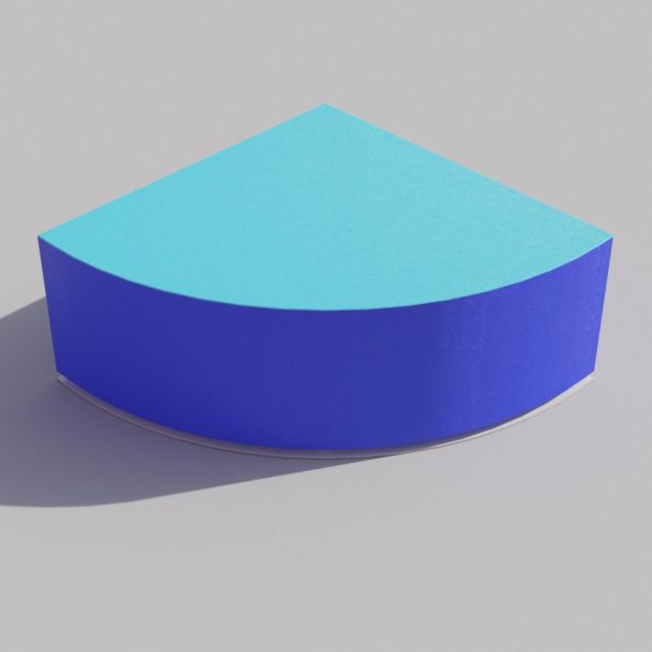 Causeway Quadrant Podium 75x75cm c/w B Tube and FO cut out| Multi-Sensory Environments | Creative Activity