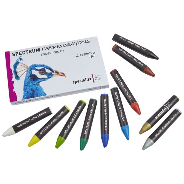 Spectrum Fabric Crayons Pack | Creative Activity