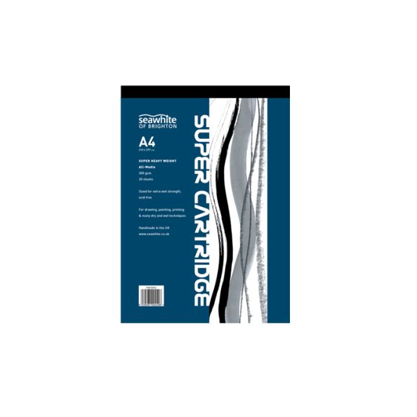 A4 All Media Cartridge Pad  20 sheets  300gsm  Superweight | Creative Activity