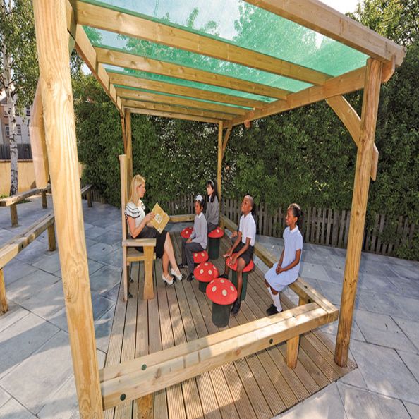 Pergola with Shade Roof - 3000mm x 2000mm | Creative Activity