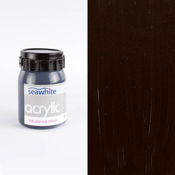 500ml Acrylic Paint Bottle Black | Creative Activity