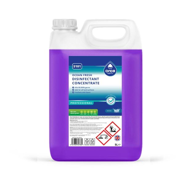 Ocean Fresh Disinfectant Concentrate 4x 5L