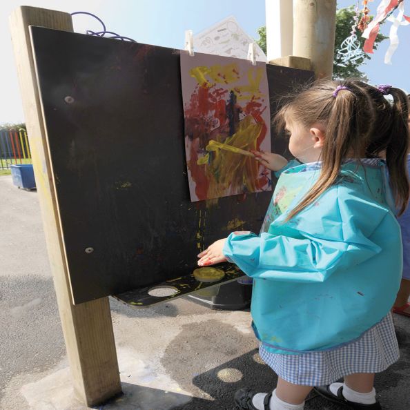 Chalk and Paint Easel - Double Sided  | Creative Activity