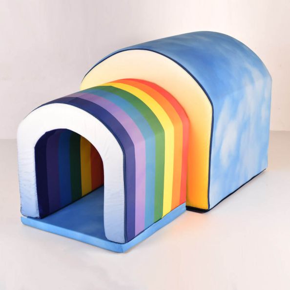 Giant Sensory Tunnel Set Rainbow | Creative Activity