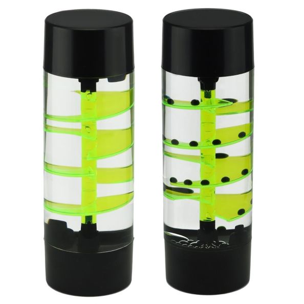 Green & Black Spiral Liquid Timer
