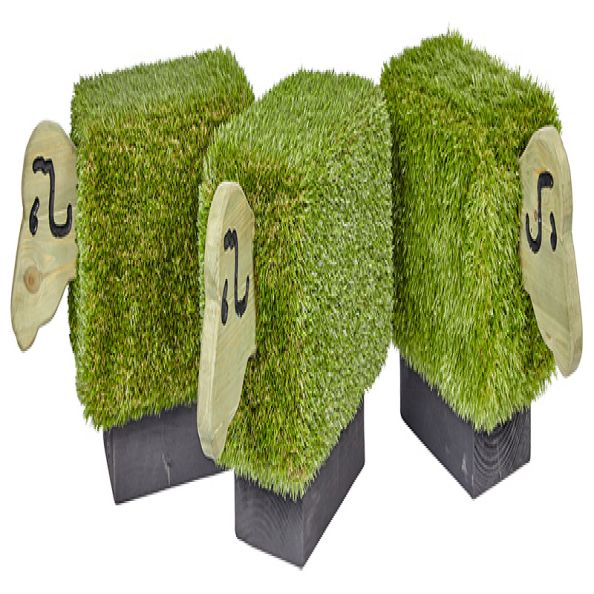 Grass Seating Sheep Set of 3 | Creative Activity