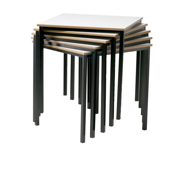 Welded Frame Square Table 600 X 600mm PVC Edge H710mm  | Creative Activity