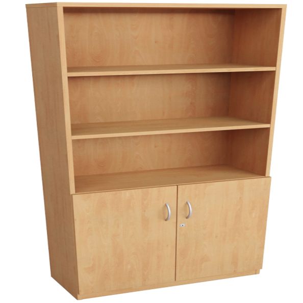 Orbit Storage 4 Shelf Unit 2141mm High Doors 3 Shelves | Creative Activity
