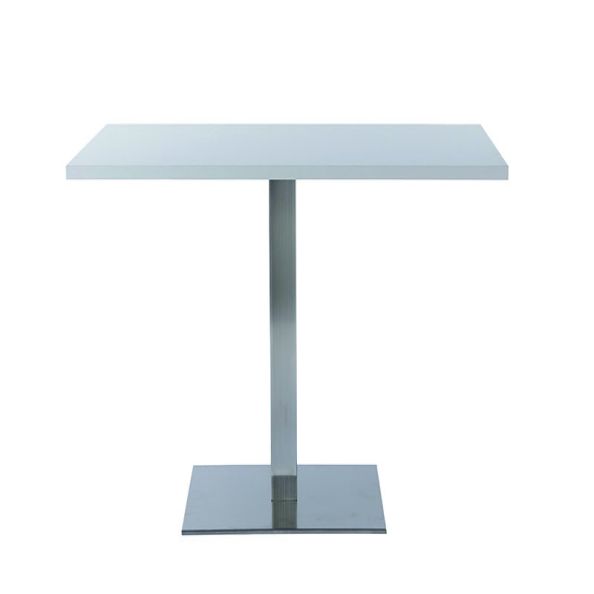 Stainless Steel Column Leg Coffee Table - Rectangular 1000 x 600mm | Creative Activity