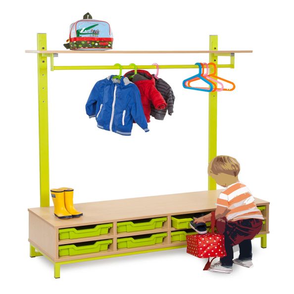 Cloakroom Bases - 8 Shallow Trays  | Creative Activity