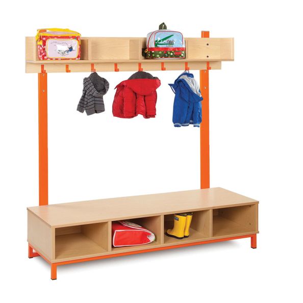 Cloakroom Bases - 4 Open Compartments  | Creative Activity