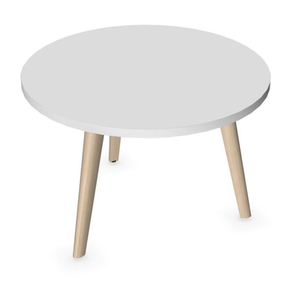 Nova Wood Coffee Table - Circular 700mm Dia | Creative Activity