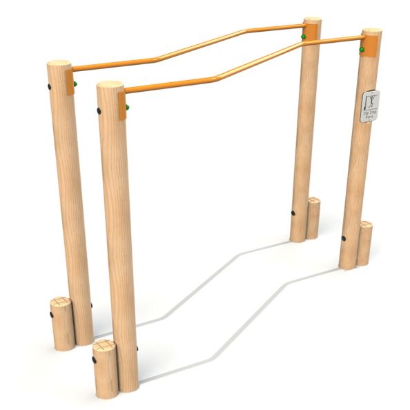 Zig Zag Parallel Bars | Creative Activity