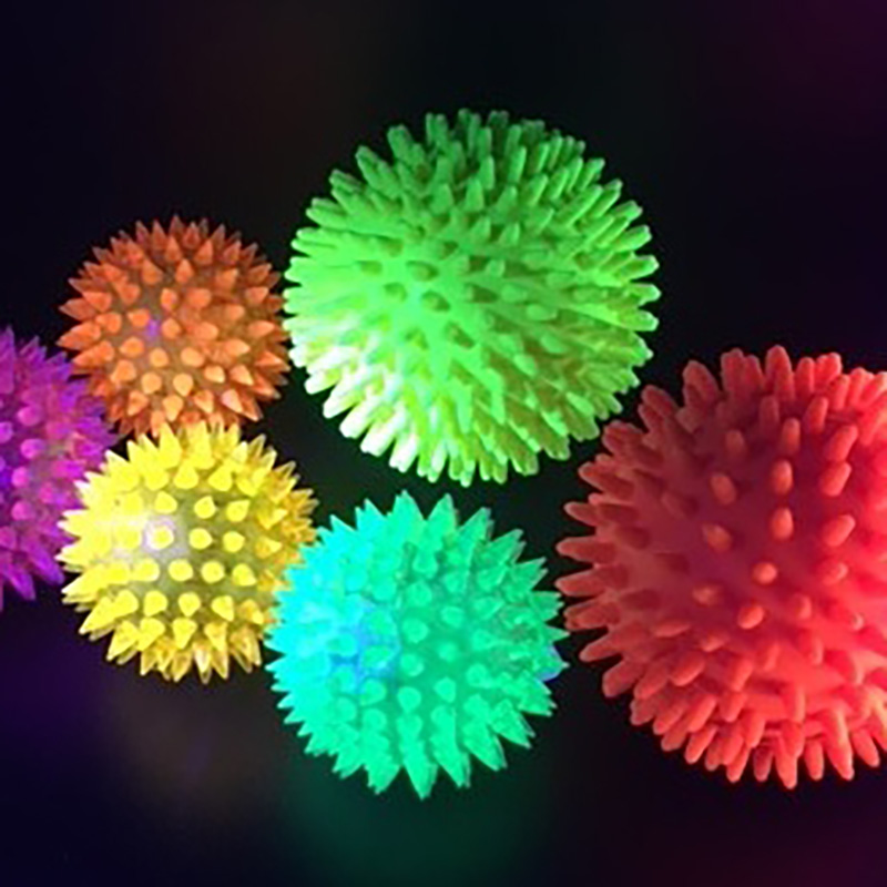 Light up spikey ball best sale