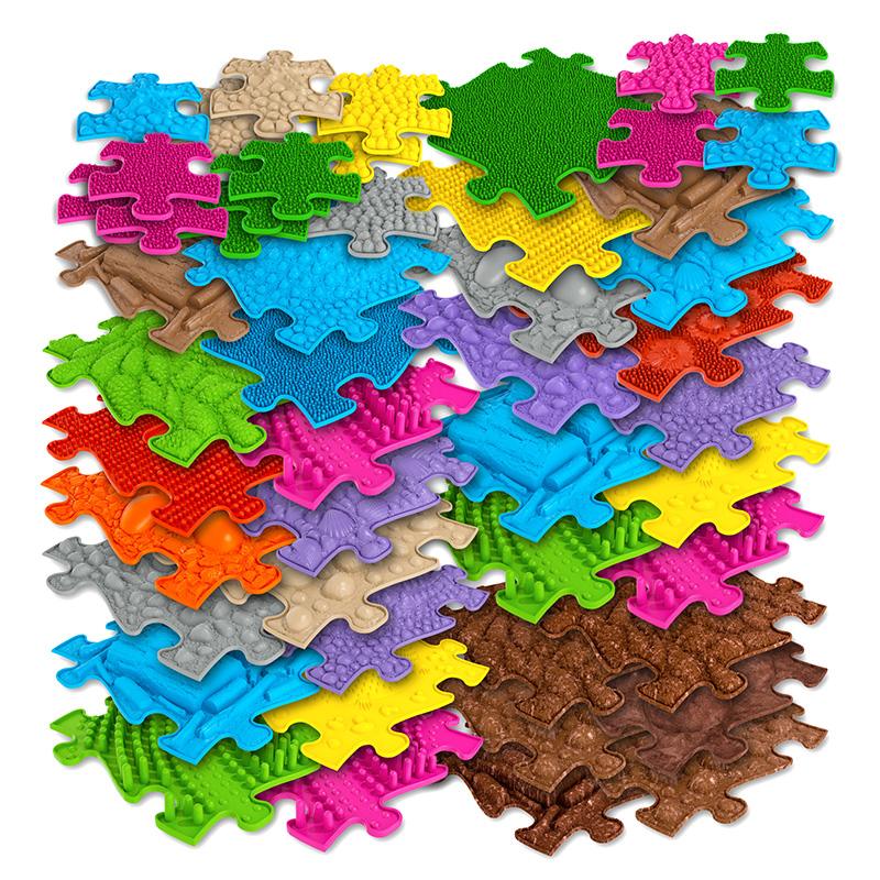 Puzzle piece sales floor tiles