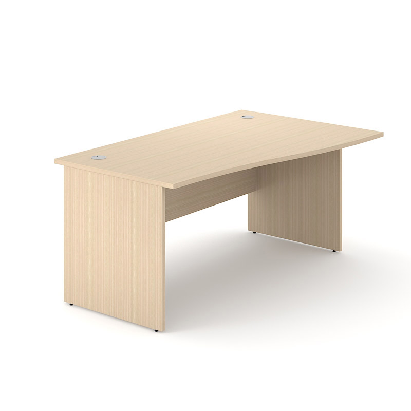 Alpine Panel Leg Rh Wave Desk 25mm Top 1400 X 1000 X H720mm Group 1
