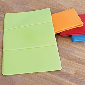 3 Section Section Folding PVC Mat Single